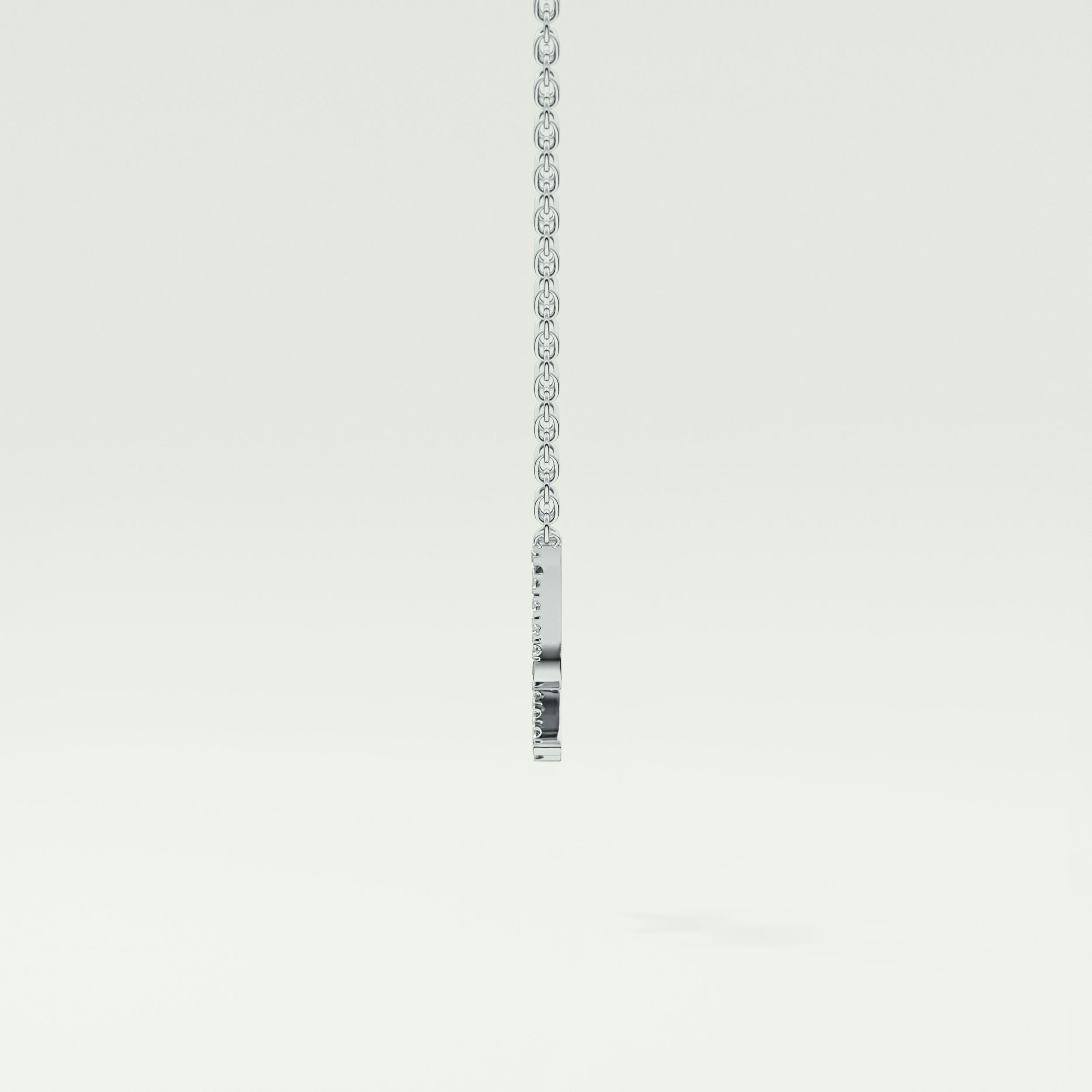 0.273 CT Round Lab-Grown Diamond Sagittarius Zodiac Necklace 15