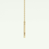 0.093 CT Round Lab-Grown Diamond Virgo Zodiac Necklace 3