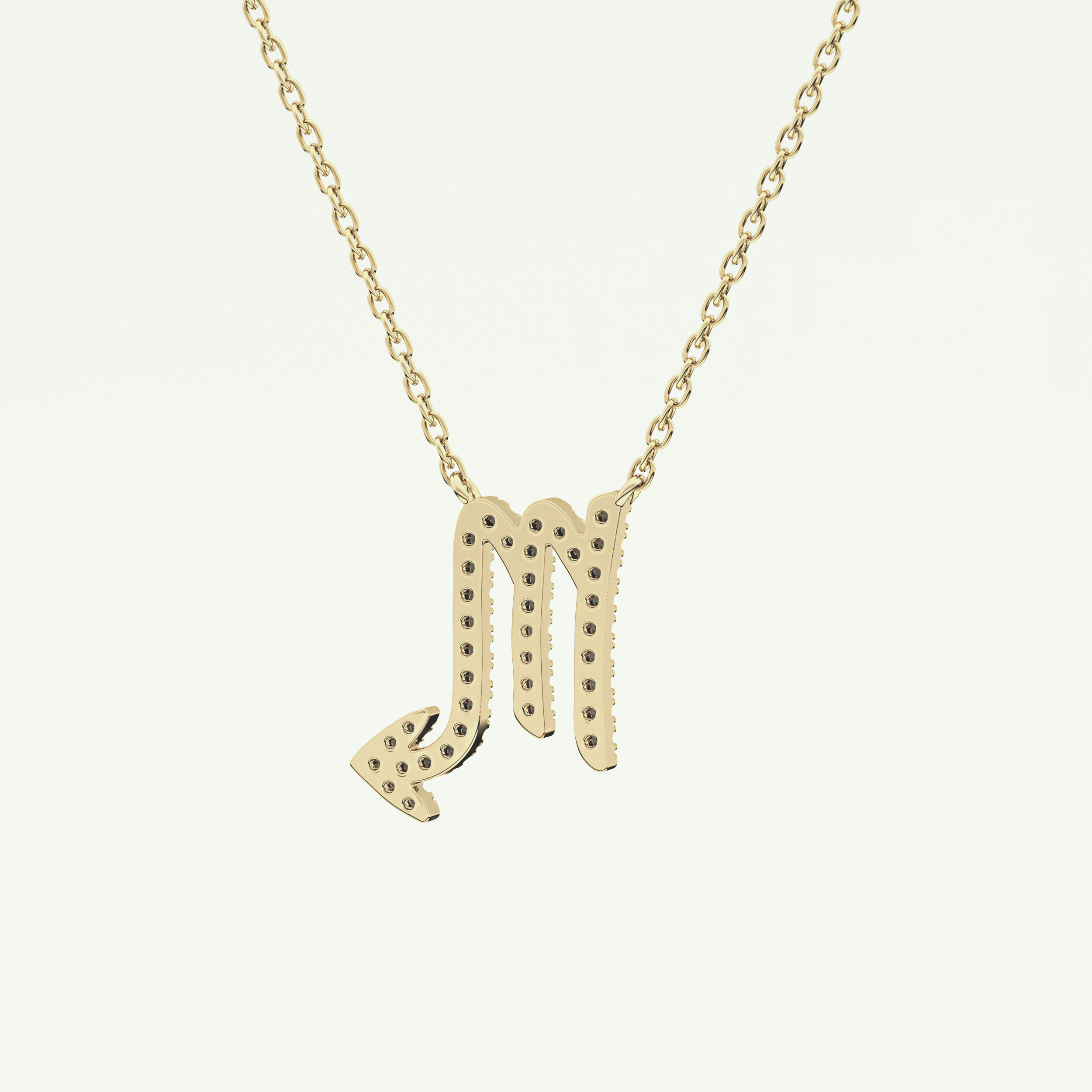 0.093 CT Round Lab-Grown Diamond Virgo Zodiac Necklace 5