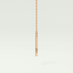 0.093 CT Round Lab-Grown Diamond Virgo Zodiac Necklace 8