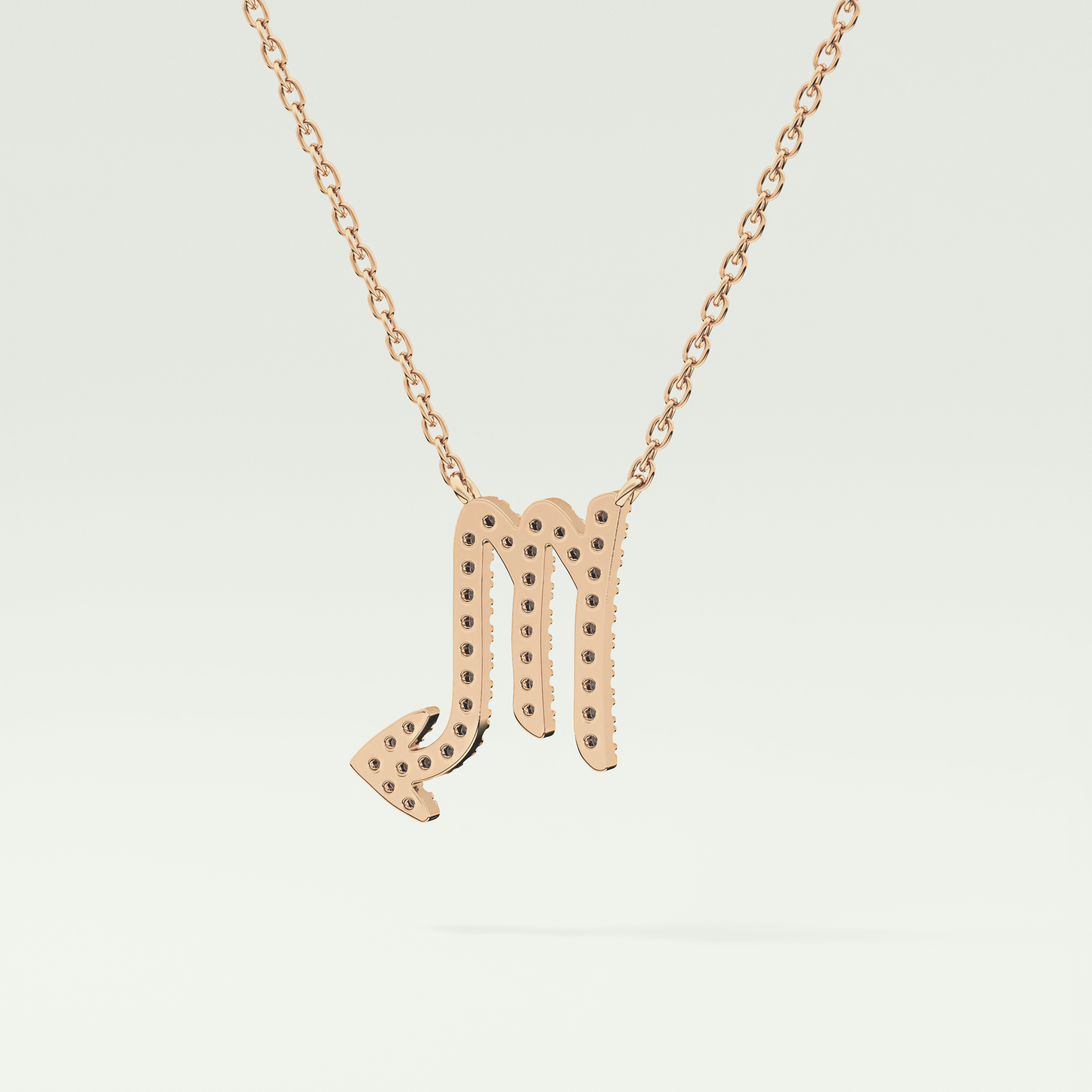 0.093 CT Round Lab-Grown Diamond Virgo Zodiac Necklace 10