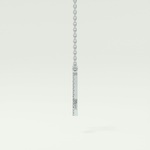 0.093 CT Round Lab-Grown Diamond Virgo Zodiac Necklace 13