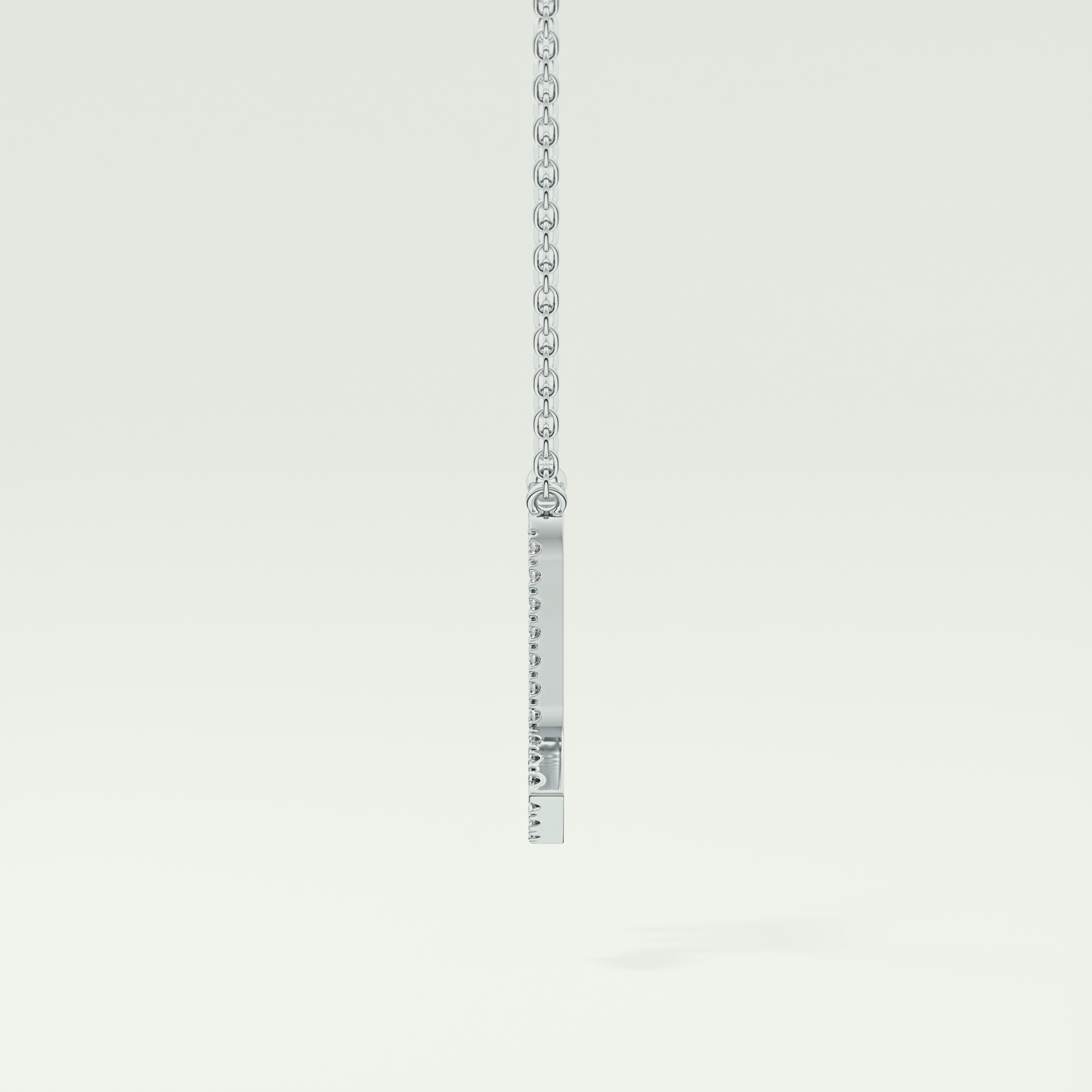 0.093 CT Round Lab-Grown Diamond Virgo Zodiac Necklace 13