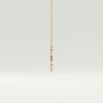 0.12 CT Round Lab-Grown Diamond Taurus Zodiac Necklace 9