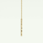 0.204 CT Round Lab-Grown Diamond Virgo Zodiac Necklace 3