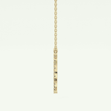 0.204 CT Round Lab-Grown Diamond Virgo Zodiac Necklace 3