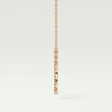 0.204 CT Round Lab-Grown Diamond Virgo Zodiac Necklace 8