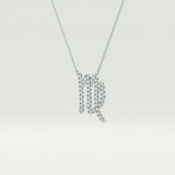 0.204 CT Round Lab-Grown Diamond Virgo Zodiac Necklace 12