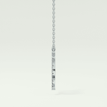 0.204 CT Round Lab-Grown Diamond Virgo Zodiac Necklace 13