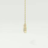 0.413 TCW Round Lab-Grown Diamond Curved Necklace
