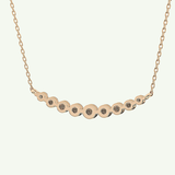 0.413 TCW Round Lab-Grown Diamond Curved Necklace