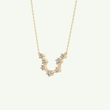 0.2 TCW Round Lab-Grown Diamond Leo Constellation Necklace