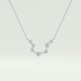 0.2 TCW Round Lab-Grown Diamond Leo Constellation Necklace