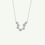 0.2 TCW Round Lab-Grown Diamond Leo Constellation Necklace