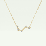 0.16 TCW Round Lab-Grown Diamond Aires Constellation Necklace