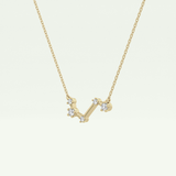 0.16 TCW Round Lab-Grown Diamond Aires Constellation Necklace