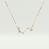 0.16 TCW Round Lab-Grown Diamond Aires Constellation Necklace