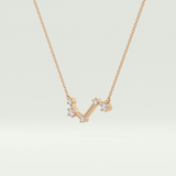 0.16 TCW Round Lab-Grown Diamond Aires Constellation Necklace