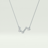 0.16 TCW Round Lab-Grown Diamond Aires Constellation Necklace