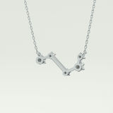 0.16 TCW Round Lab-Grown Diamond Aires Constellation Necklace