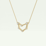 0.13 TCW Round Lab-Grown Diamond Capricorn Constellation Necklace