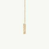 0.13 TCW Round Lab-Grown Diamond Capricorn Constellation Necklace