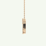 0.13 TCW Round Lab-Grown Diamond Capricorn Constellation Necklace