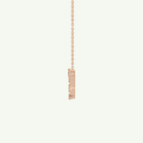 0.13 TCW Round Lab-Grown Diamond Capricorn Constellation Necklace