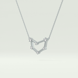 0.13 TCW Round Lab-Grown Diamond Capricorn Constellation Necklace