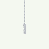 0.13 TCW Round Lab-Grown Diamond Capricorn Constellation Necklace