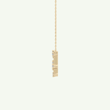 0.18 TCW Round Lab-Grown Diamond Gemini Constellation Necklace