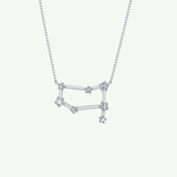 0.18 TCW Round Lab-Grown Diamond Gemini Constellation Necklace