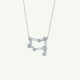 0.18 TCW Round Lab-Grown Diamond Gemini Constellation Necklace