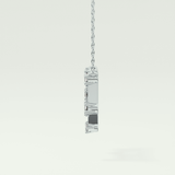 0.18 TCW Round Lab-Grown Diamond Gemini Constellation Necklace