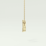 0.15 TCW Round Lab-Grown Diamond Scorpio Constellation Necklace