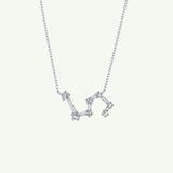0.15 TCW Round Lab-Grown Diamond Scorpio Constellation Necklace