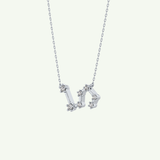 0.15 TCW Round Lab-Grown Diamond Scorpio Constellation Necklace