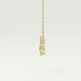 0.078 TCW Round Lab-Grown Diamond Libra Constellation Necklace