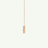 0.078 TCW Round Lab-Grown Diamond Libra Constellation Necklace