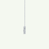 0.078 TCW Round Lab-Grown Diamond Libra Constellation Necklace