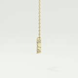 0.103 TCW Round Lab-Grown Diamond Pisces Constellation Necklace