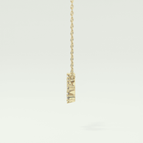 0.111 TCW Round Lab-Grown Diamond Saggitarius Constellation Necklace