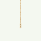 0.111 TCW Round Lab-Grown Diamond Saggitarius Constellation Necklace
