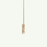 0.111 TCW Round Lab-Grown Diamond Saggitarius Constellation Necklace