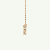 0.085 TCW Round Lab-Grown Diamond Scorpio Constellation Necklace