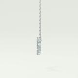 0.085 TCW Round Lab-Grown Diamond Scorpio Constellation Necklace