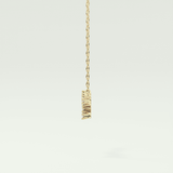 0.062 TCW Round Lab-Grown Diamond Taurus Constellation Necklace