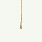 0.062 TCW Round Lab-Grown Diamond Taurus Constellation Necklace