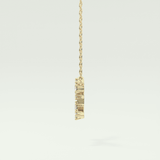 0.103 TCW Round Lab-Grown Diamond Virgo Constellation Necklace