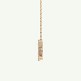 0.103 TCW Round Lab-Grown Diamond Virgo Constellation Necklace